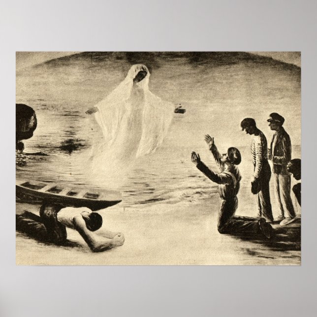 En vision av Jungfru Mary Poster (Framsidan)