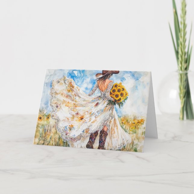 En vision av Kärlek och Rustic Charm Kort (Framsida)