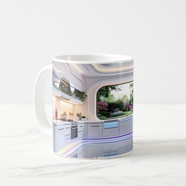En vision bortom tid kaffemugg (Framsida vänster)