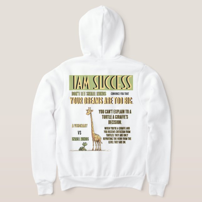 EN VISIONÄR T SHIRT (Laydown Baksida)