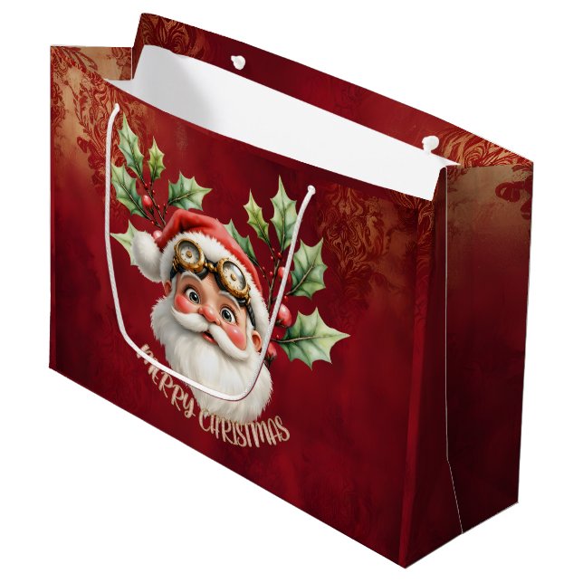 En viskös steampunk Jultomten (Framsidan Vinklad)