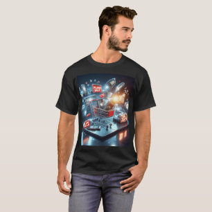 en visning bärbara datorer med tidsinställd snabbf t shirt