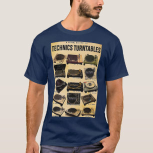 En visuell historik för tekniska vändskivor t shirt