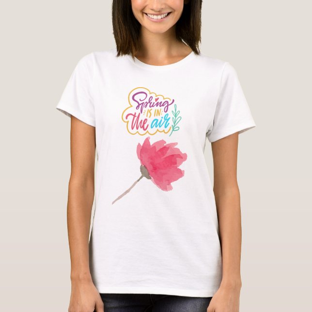 En visuell serie om våren t shirt (Framsida)