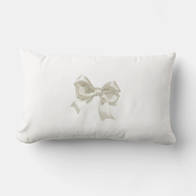 EN VIT BÅGPILLOW LUMBARKUDDE (Framsida)