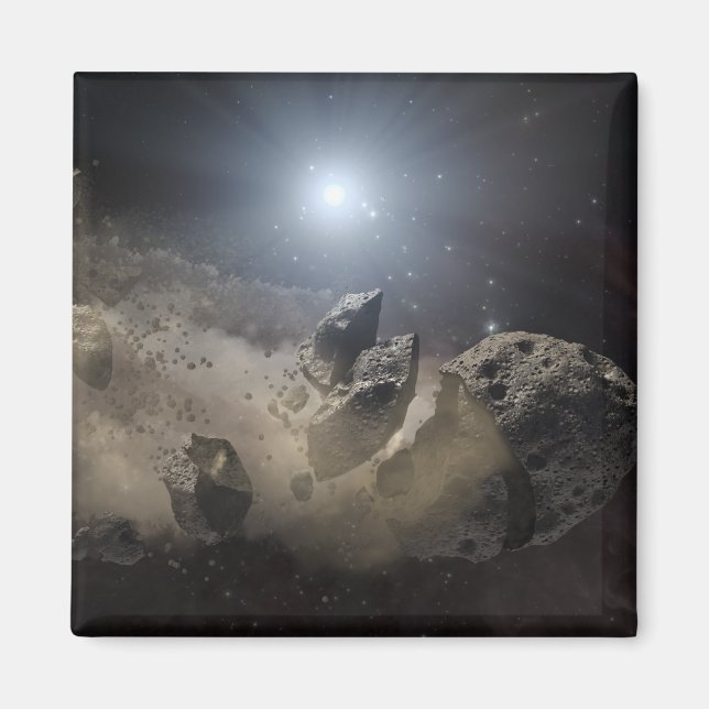 En vit dvärgstjärna magnet (Framsidan)