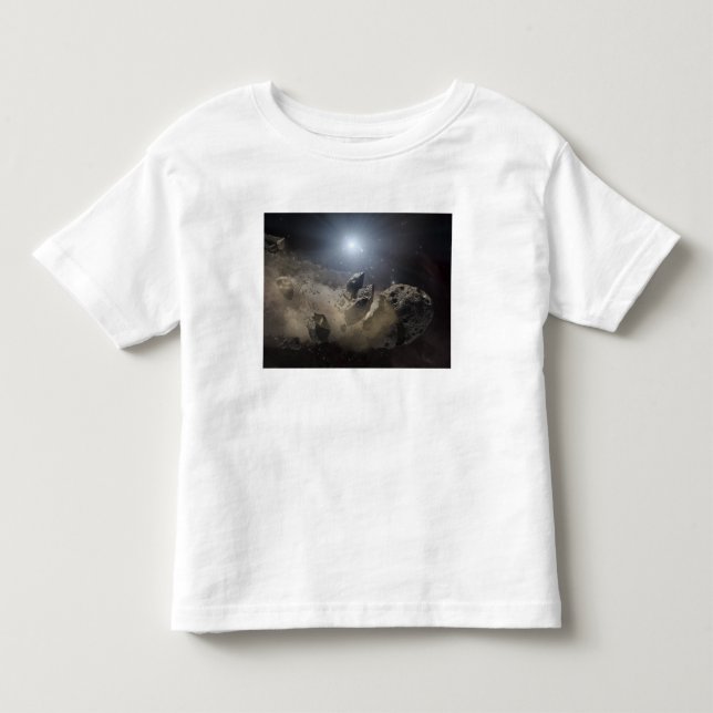 En vit dvärgstjärna tee shirt (Framsida)