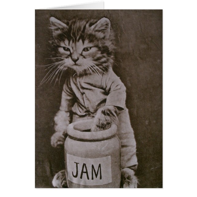 en vridning på oliver hälsningskort (Framsidan)