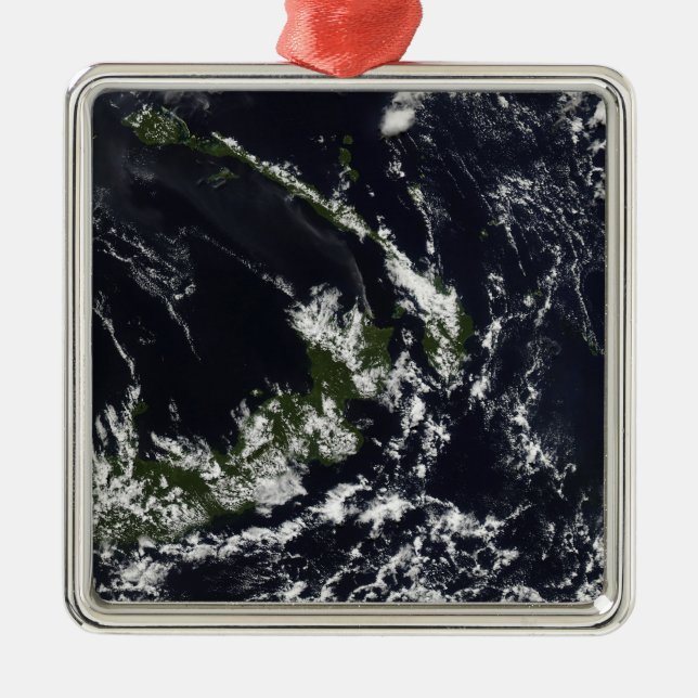 En vulkanisk blandning från Rabaul caldera Julgransprydnad Metall (Framsidan)