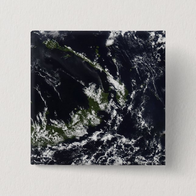 En vulkanisk blandning från Rabaul caldera Knapp (Framsida)