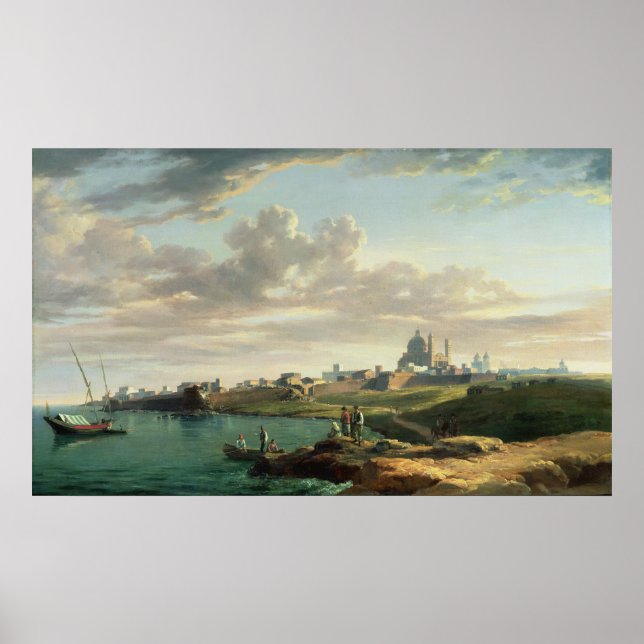 En vy av Montevideo Poster (Framsidan)