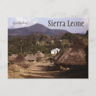 En vy av Sierra Leone Vykort