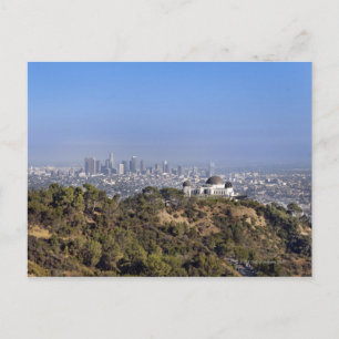 En vy från en vandringsbana i Griffith Park Vykort