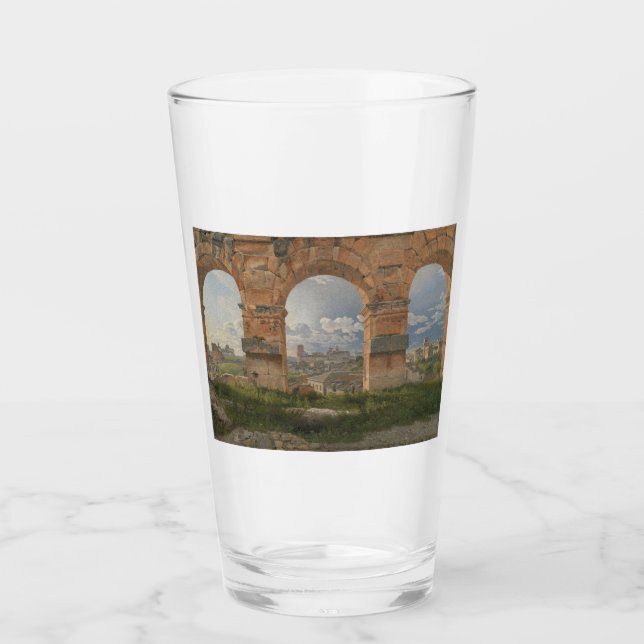 En vy genom tre bågar i Colosseum Glaskopp (Framsida)