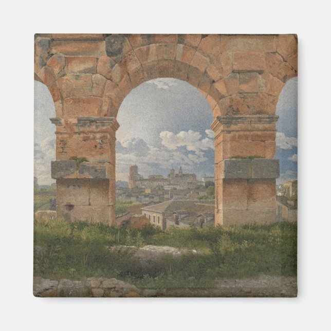En vy genom tre valv i Colosseum Magnet (Framsidan)
