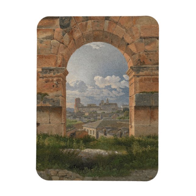 En vy genom tre valv i Colosseum Magnet (Vertikal)