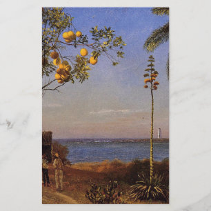 En vy i Bahamas av Bierstadt Albert.