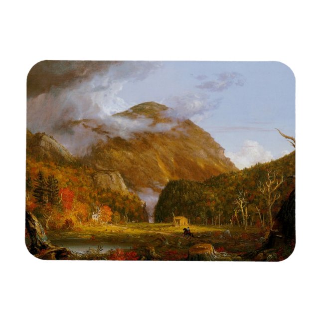En vy över bergspasset magnet (Horisontell)