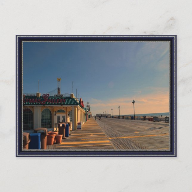 En vy över Boardpromenaden Vykort (Framsida)