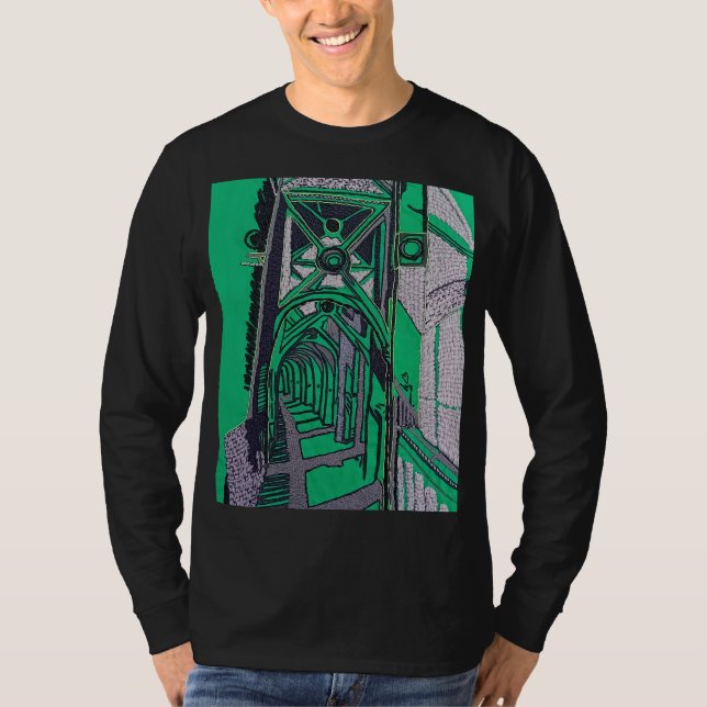 En vy över bron t shirt (Framsida)