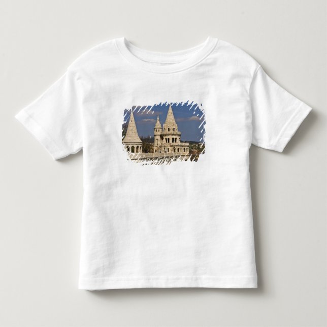 En vy över Budapest från slottsberget. Tee Shirt (Framsida)