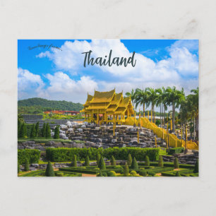 En vy över Chonburi Thailand Vykort