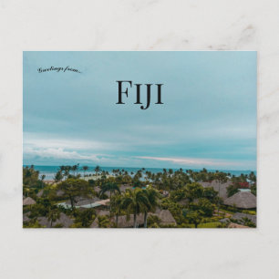 En vy över Fiji Vykort