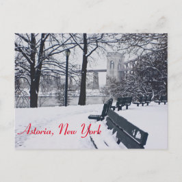 En vy över Hellgate-bron, Astoria NY-vykort Vykort