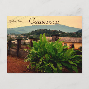 En vy över Limbe Cameroon Vykort