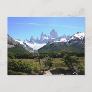 En vy över Mount Fitz Roy Vykort
