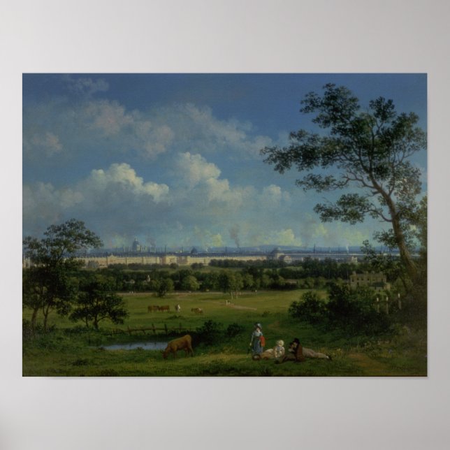 En vy över Regents park Poster (Framsidan)