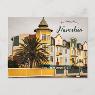 En vy över Swakopmund Namibia Vykort