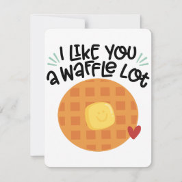EN WAFFLE-MYNT JULKORT