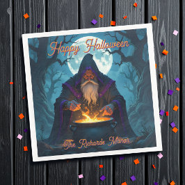 En Warlock som bryter upp Halloween fest Pappersservett