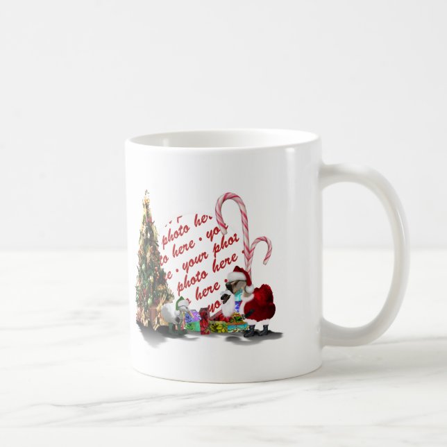 En webbfotad jul kaffemugg (Höger)