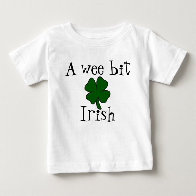 En wee bet irländare t-shirt (Framsida)