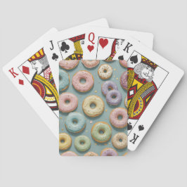 En Whimsisk Pastellglass Donut Dröm Casinokort