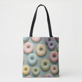 En Whimsisk Pastellglass Donut Dröm Tygkasse