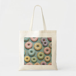 En Whimsisk Pastellglass Donut Dröm Tygkasse