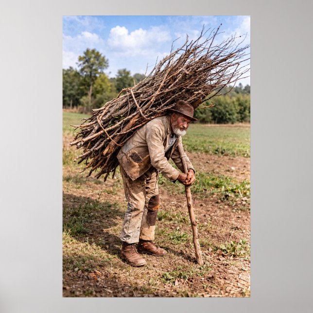 En Wiltshire Thatcher 1892 Poster (Framsidan)