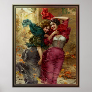 En Windy-dag av Gaetano Bellei Poster