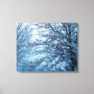EN WINTERS DAY-arbetsyta Canvastryck