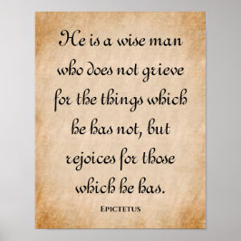 En Wise Man Rejoices... Inspirationsoffert Poster