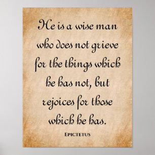 En Wise Man Rejoices... Inspirationsoffert Poster