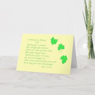En Wish för enSt. Patricks dag Kort