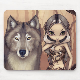 "En Wolfish vän" Mousepad Musmatta