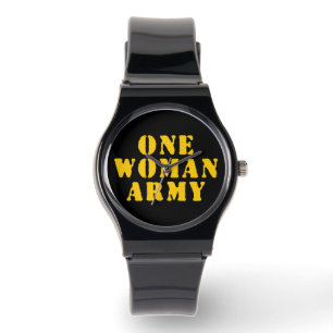 EN WOMAN ARMY ARMBANDSUR