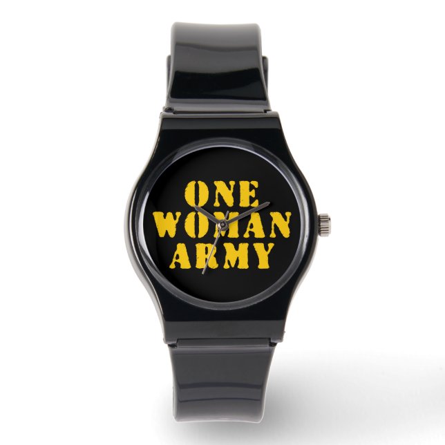 EN WOMAN ARMY ARMBANDSUR (Framsida)