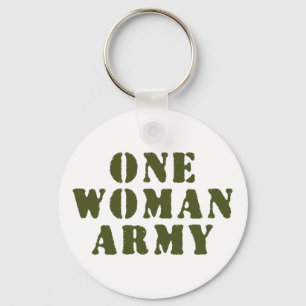 EN WOMAN ARMY NYCKELRING
