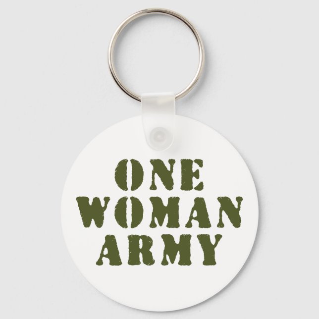 EN WOMAN ARMY NYCKELRING (Framsida)